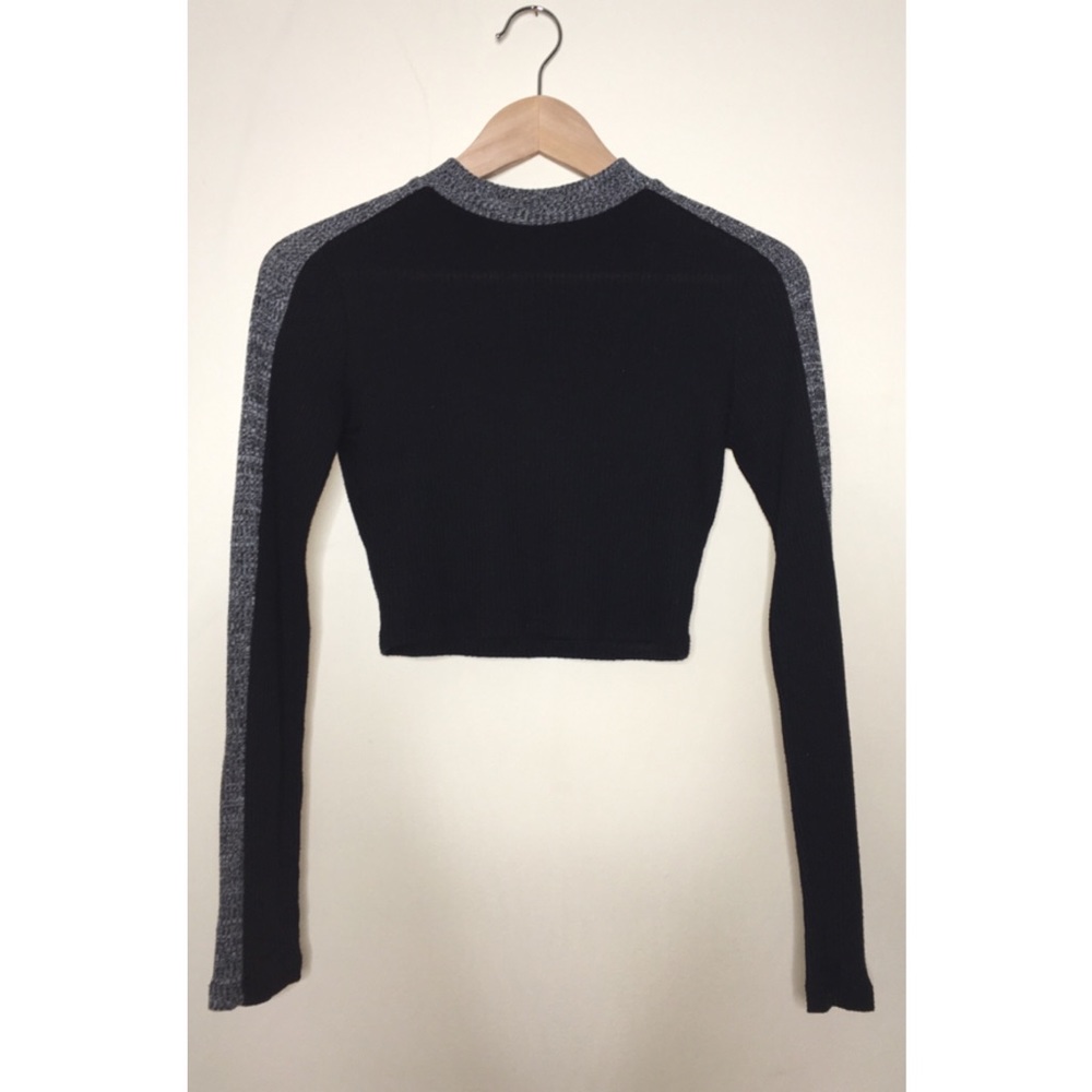Fashion Nova Long Sleeve Crop Top